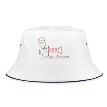 Merci pour la prise de conscience - Bob - blanc/marine - Devant
