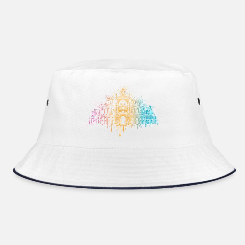 Bunte Semperoper Dresden Kunst Bucket Hat