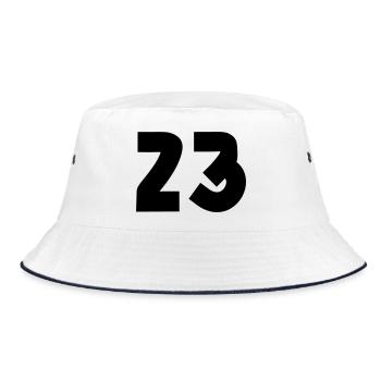 23 - Bob - blanc/marine - Devant