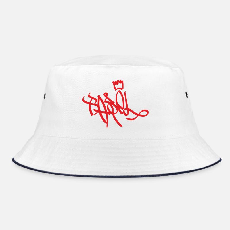 Königliche Graffiti Handschrift Basel Bucket Hat