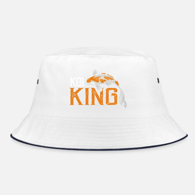 Koi King Bold Pond Owner Aquatic Hobby Master Bucket Hat