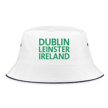 Dublin – Irlande Textdesign - Bob - blanc/marine - Devant