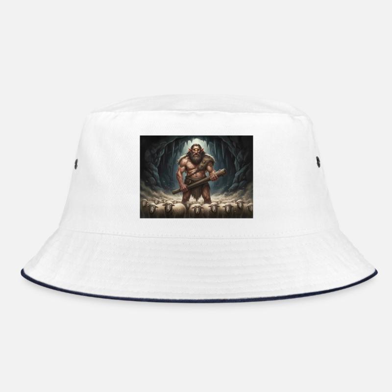 Odysseus Escape from the Cyclops’ Cave Bucket Hat