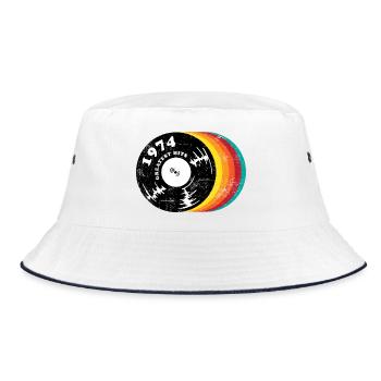 1974 Greatest Hits - Bucket Hat - white/navy - Front