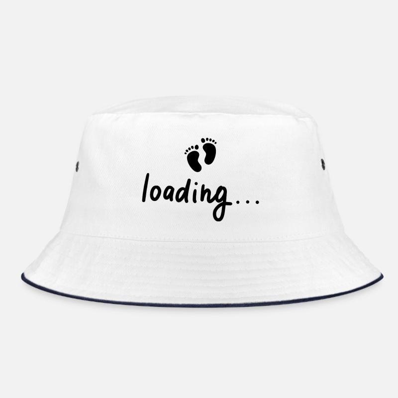 Loading - Bucket Hat - Weiß/Navy