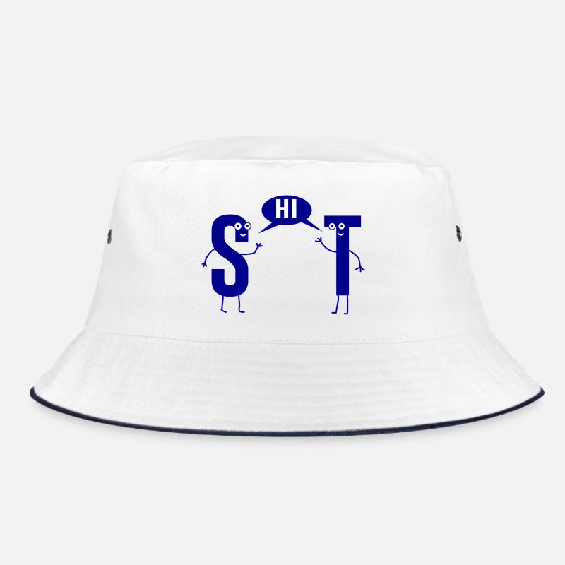 Scheisse Shit Sarkasmus S und T Wortwitz Bucket Hat