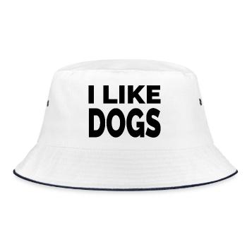 canine - Bob - blanc/marine - Devant