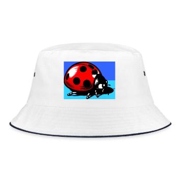 ladybird - Bucket Hat - white/navy - Front