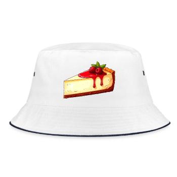 Cheesecake - Bucket Hat - white/navy - Front
