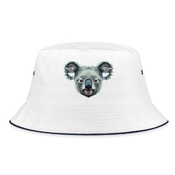 Koala Bear Australia Koala Bear Cute Koala Bears - Bucket Hat - white/navy - Front