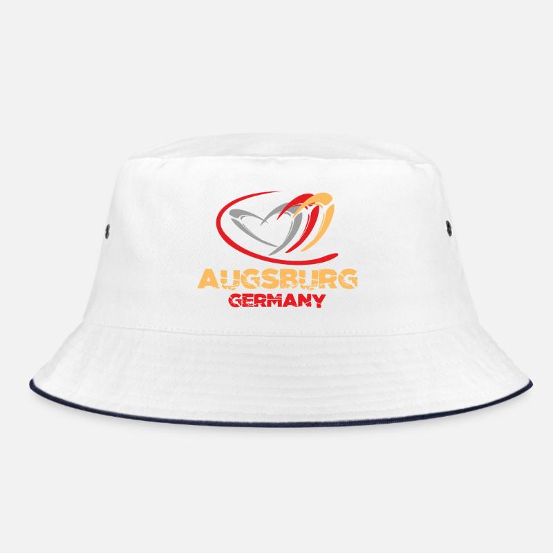 Germany - Augsburg - Bucket Hat - Weiß/Navy