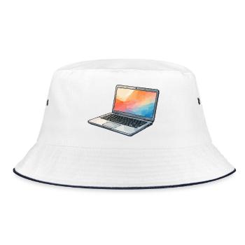 Lumina Laptop Prism - Bucket Hat - white/navy - Front