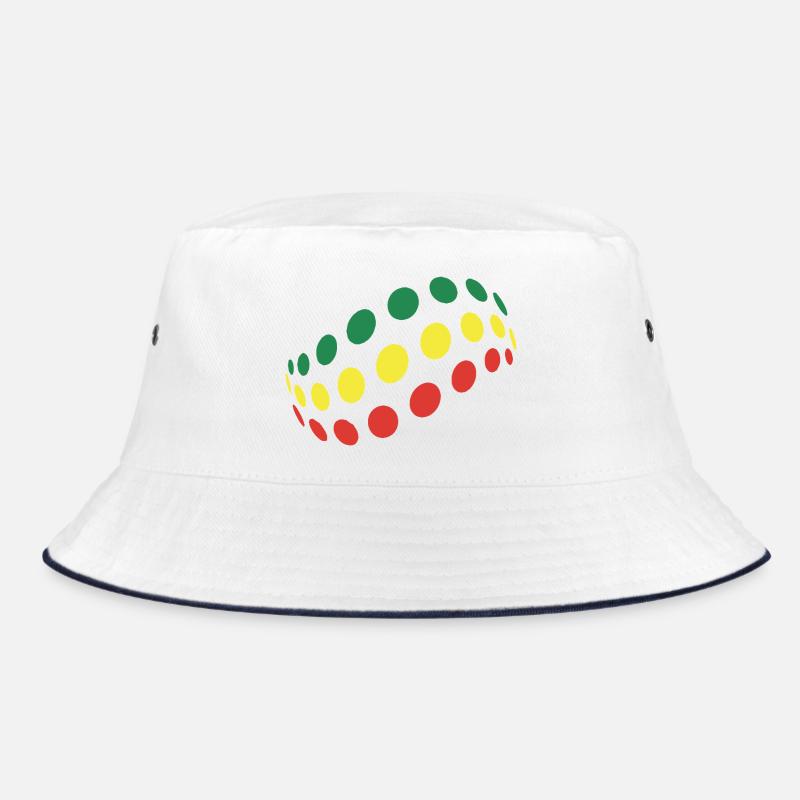 Logo_BBR_2 - Bucket Hat - Weiß/Navy