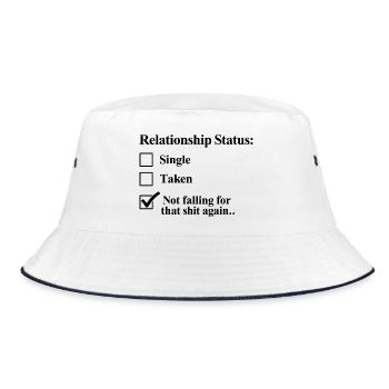 Humour de couple – Design amusant pour les couples - Bob - blanc/marine - Devant