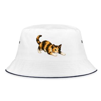 Emmi PolygonCat Art - Bob - blanc/marine - Devant