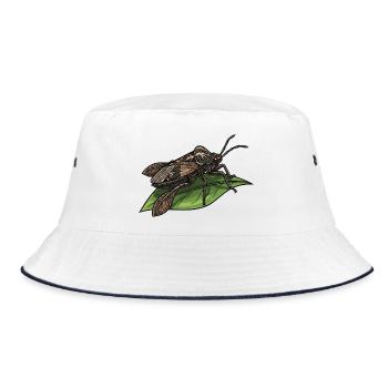 Punaise Eau Geante Giant Water Bug Leaf - Bob - blanc/marine - Devant