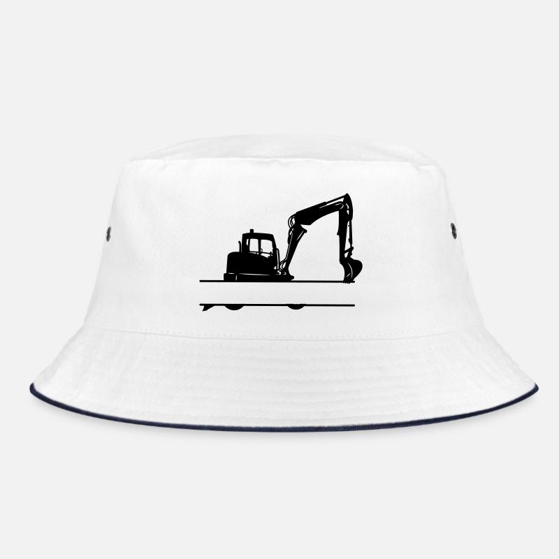 Excavator Custom – Heavy Equipment Bucket Hat