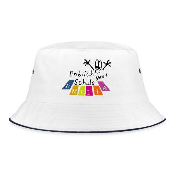 endlich Schule Emilia - Bucket Hat - Weiß/Navy - Vorne