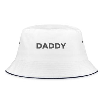 Papa Papa Papa Papa Papa Personne préférée - Bob - blanc/marine - Devant