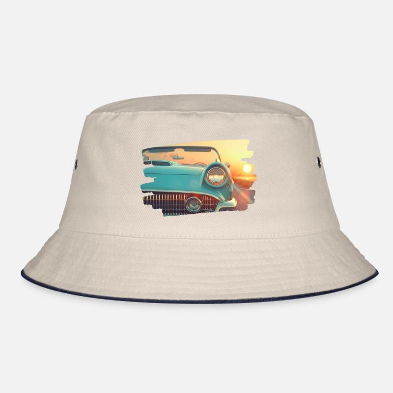 Turquoise classic at sunset Bucket Hat