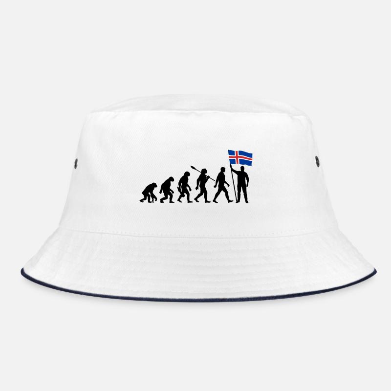 Island - Evolution - Flagge - Nation Bucket Hat