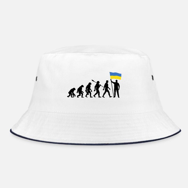 Ukraine - Evolution - Flag - Nation Bucket Hat