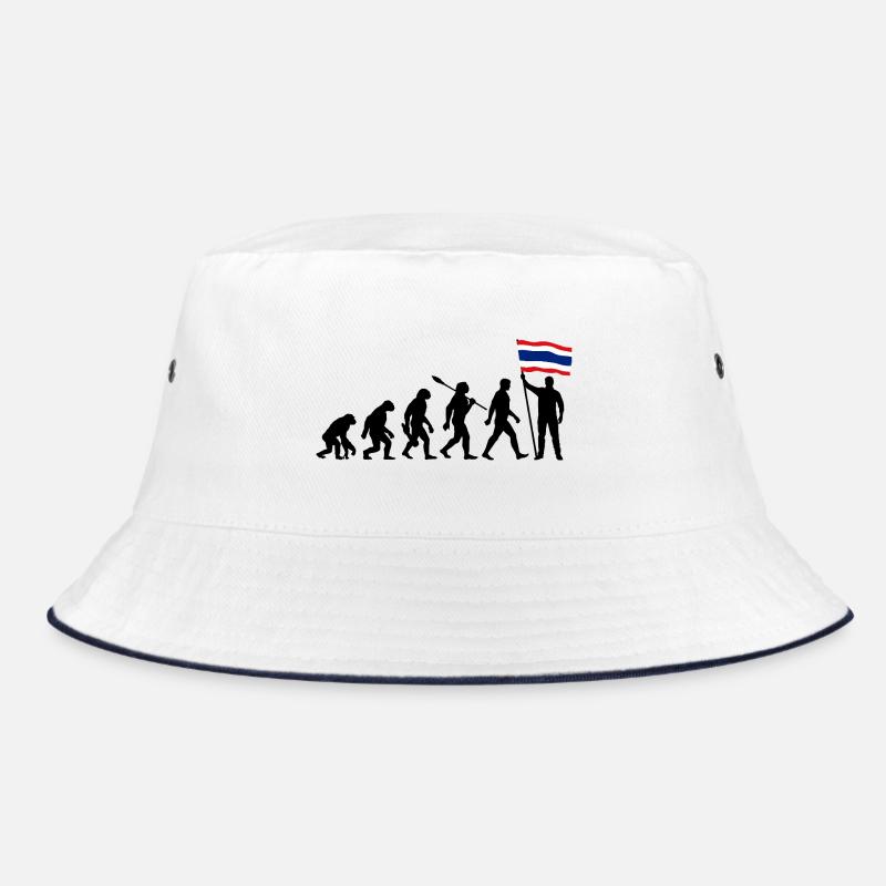 Thailand - Evolution - Flag - Nation Bucket Hat