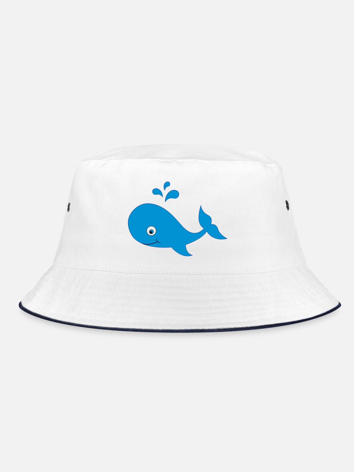wale - Bucket Hat - white/navy - Front