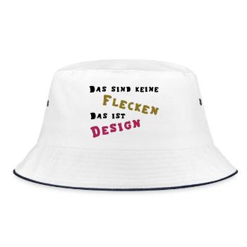 Spots - Design - Bucket Hat - white/navy - Front