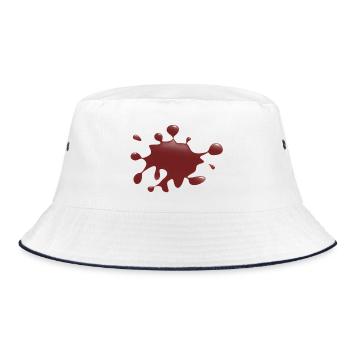 Splash - Bucket Hat - white/navy - Front