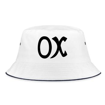 Arab - Bucket Hat - white/navy - Front