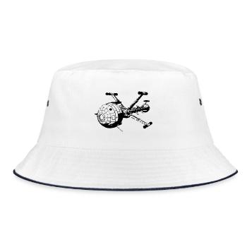 Captain Future - Comet - Bucket Hat - white/navy - Front