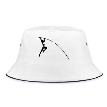 Jump - Bucket Hat - white/navy - Front
