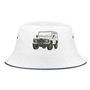 4x4 Defender 110 Adventure - Bob - blanc/marine - Devant
