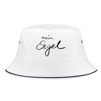 mein Engel - Bucket Hat - Weiß/Navy - Vorne