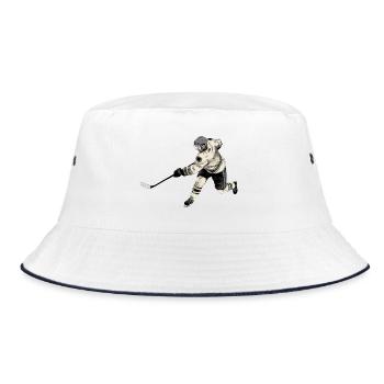 hockey - Bob - blanc/marine - Devant