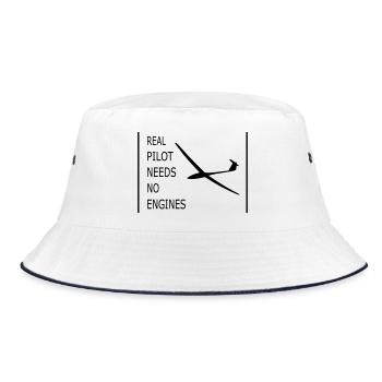 Glider - Bucket Hat - white/navy - Front