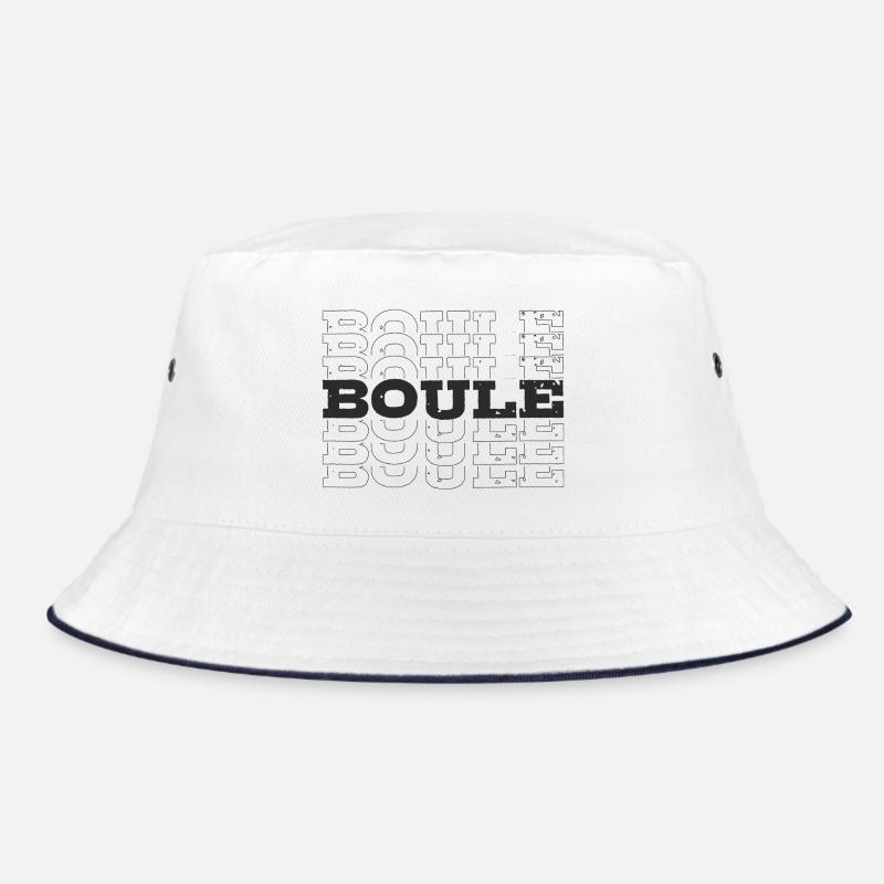 Boule Boulespieler Petanque Bouleplatz Spruch Bucket Hat