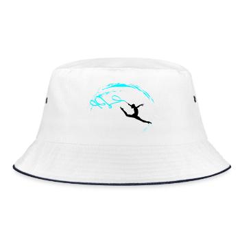 Rhythmische Gymnastik - Bucket Hat - Weiß/Navy - Vorne