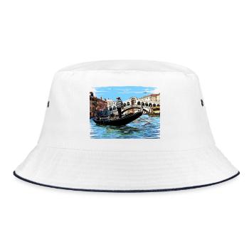 Venise - Bob - blanc/marine - Devant
