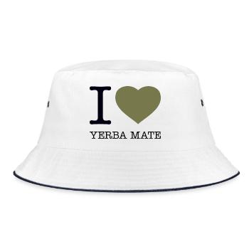 J’ADORE YERBA MATE - Bob - blanc/marine - Devant