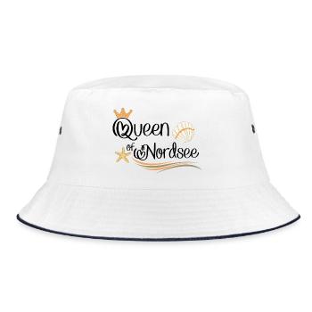Gifts for women from the coast - Bucket Hat - white/navy - Front