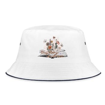 My Story is not Over - Bucket Hat - white/navy - Front