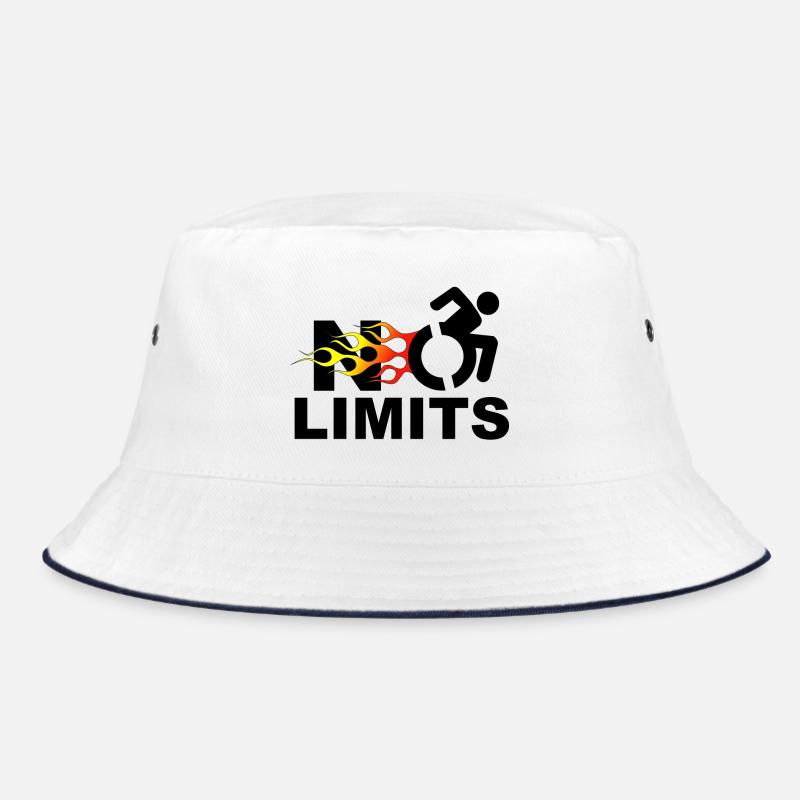 No limits for this wheelchair user # Bucket Hat