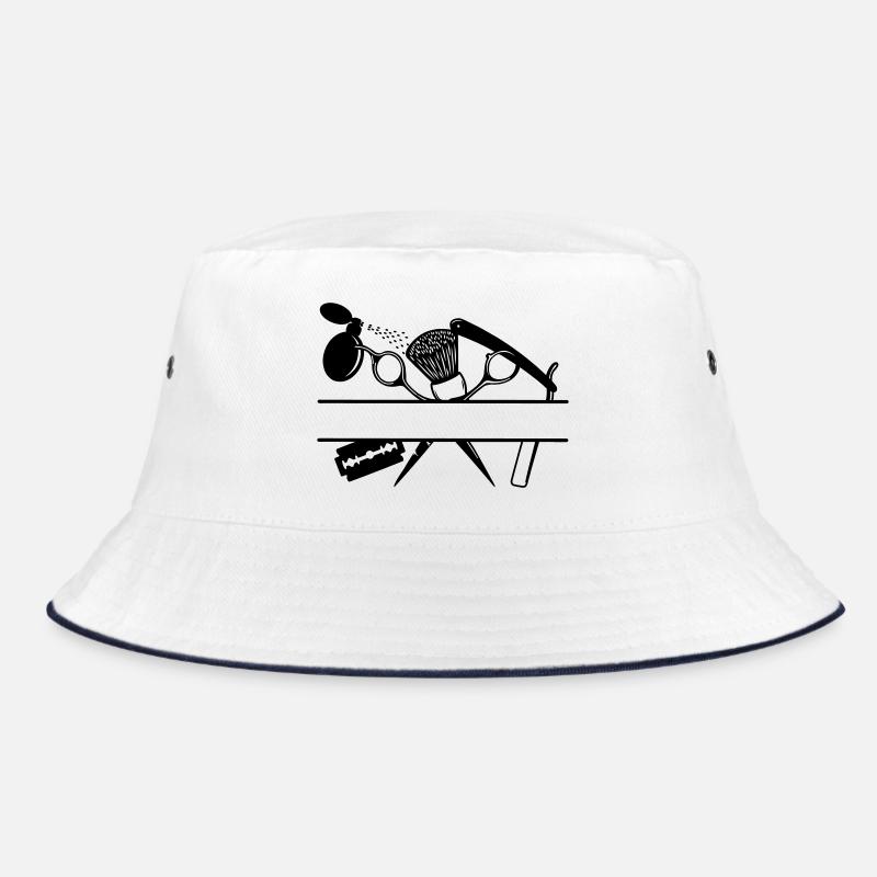 Textbanner für Friseurattribute Bucket Hat
