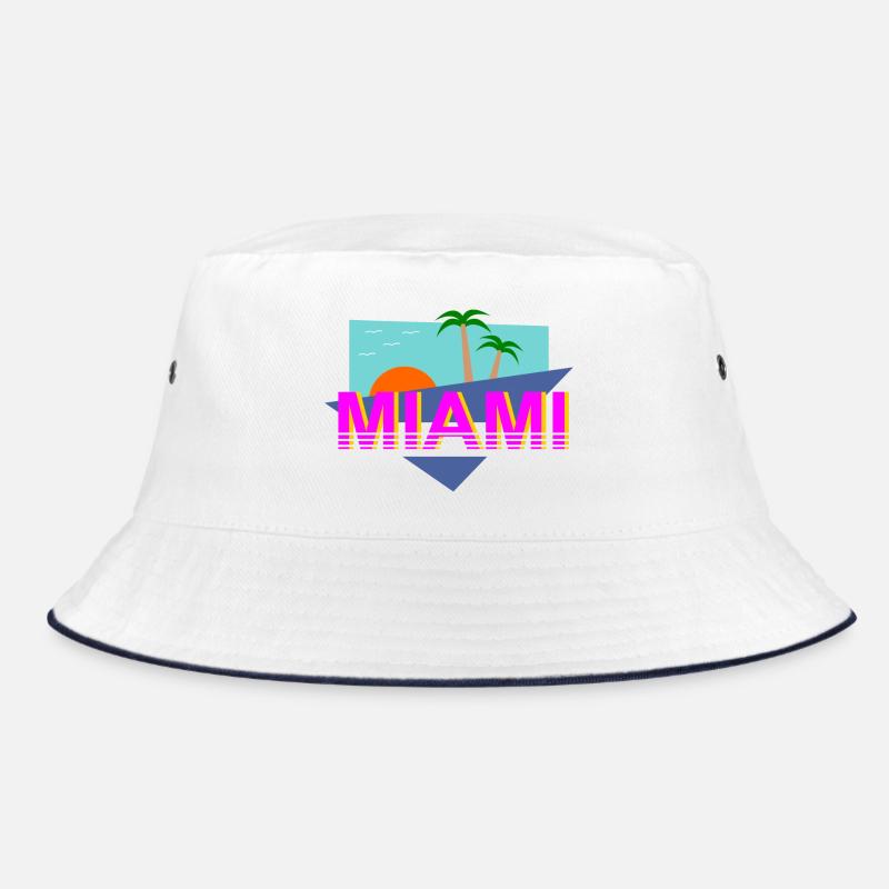 Miami Retro Bucket Hat