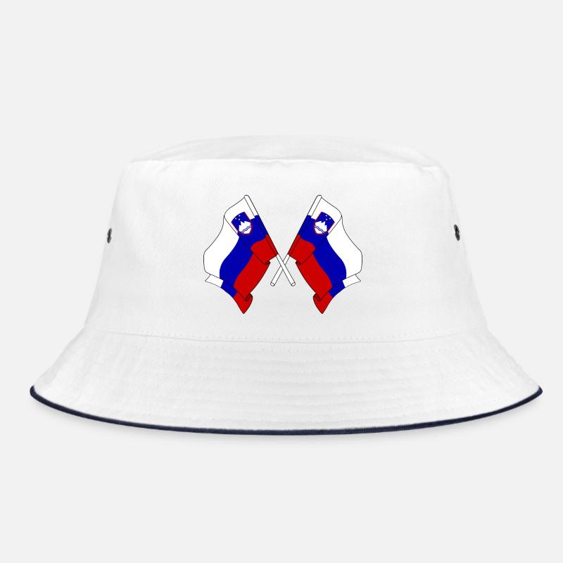 Deux drapeaux Slovénie Bob