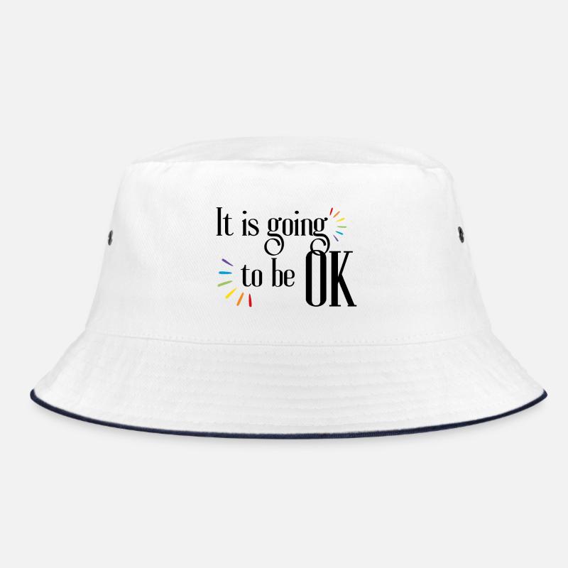 Es wird alles gut Zitat Inspiration und Motivation Bucket Hat