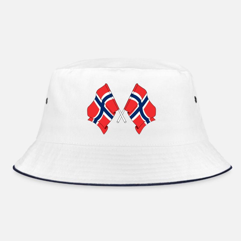 Deux drapeaux Norvège Bob