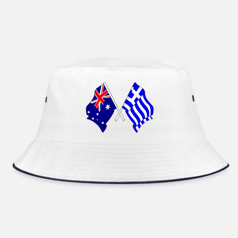 Drapeau de l’Australie et drapeau de la Grèce Bob